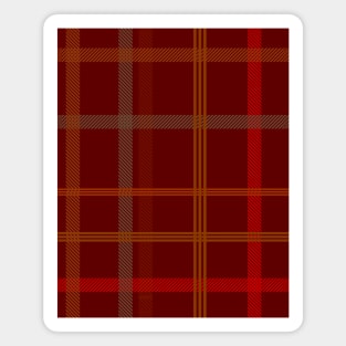 Fall Plaid Pattern Magnet